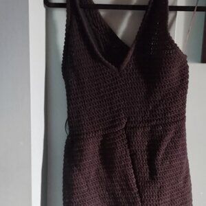 Free People Beach Crochet coverup romper